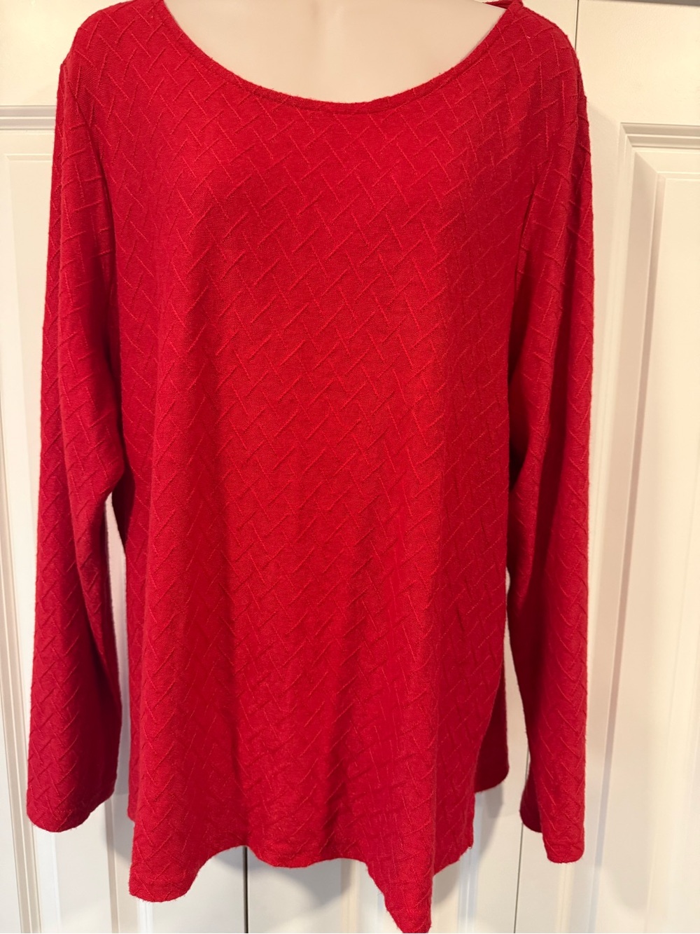 Mario Serrani Italy red lightweight thin sweater xxl
